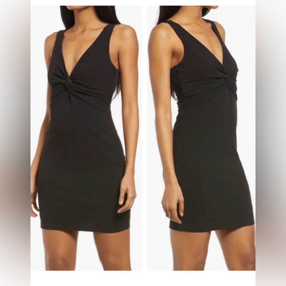 NWT Lulu’s little black Sexy bodycon dress. Size medium.